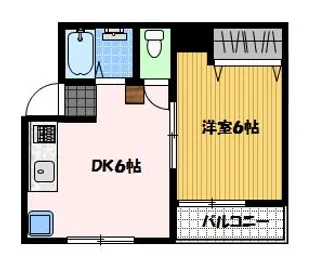 アメニティープレイスKOYANAGI【2階】の間取り