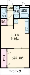 道伯ゴールドヒルズ ローレル【3階】の間取り