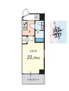 GLマンション住吉【2階】の間取り