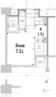 エンクレスト博多GATE【2階】の間取り