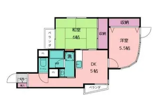 メゾンランヴィーヌ【6階】の間取り