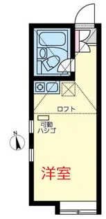 東京都大田区東六郷3【アパート】の間取り