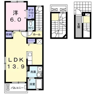 プーロ フィウーメ【3階】の間取り