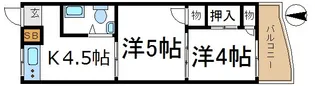 シノセビル【4階】の間取り