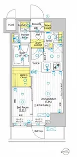 ヴォーガコルテ大森町アジールコート【3階】の間取り