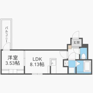 MーSTAGE桜並木駅前【2階】の間取り