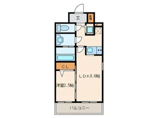 エトワール学研都市【9階】の間取り