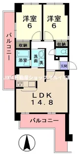 グレイスシラカワ【8階】の間取り