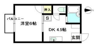 コスモ101【1階】の間取り