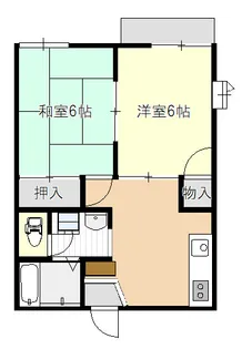 メゾンボヌール日吉【1階】の間取り