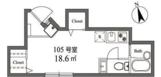 ザ・クラス代々木上原【1階】の間取り