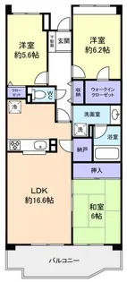 ジークレフ八千代中央【2階】の間取り