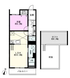 TS anfang【2階】の間取り