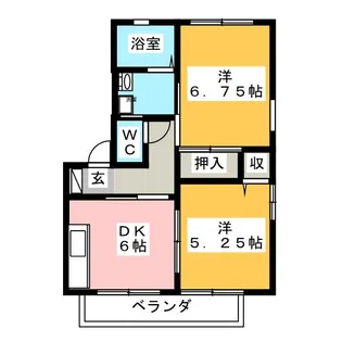 カモミールD【1階】の間取り