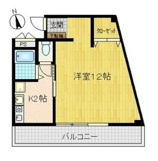 KSプラザ【7階】の間取り