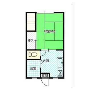 駅南ハイツ【2階】の間取り