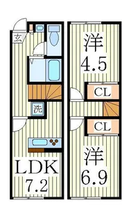 メゾンシャルムIIIの間取り