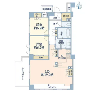 グランシーナ目白台【3階】の間取り