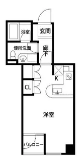 ハウスリンデ【4階】の間取り