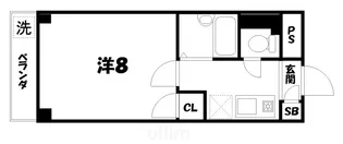 夢見坂マンション【2階】の間取り