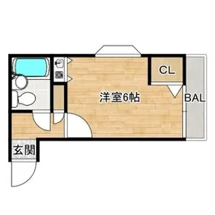 シティコーポ東田辺【2階】の間取り