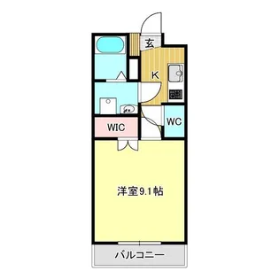 グランメールコート新橋【4階】の間取り