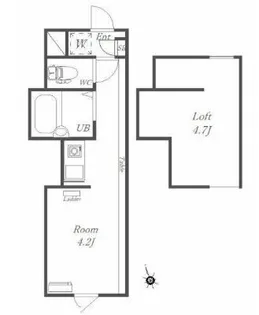 プライムテラス生田【1階】の間取り