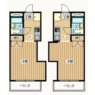 ヘリテイジ【1階】の間取り
