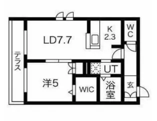 PISO ARCE Shinagawa【2階】の間取り