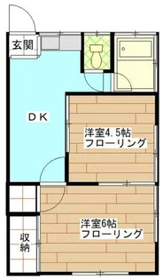 旭ハウス【2階】の間取り