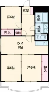 三栄ハイツ【3階】の間取り