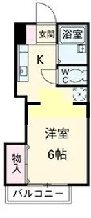 コーポ大井【1階】の間取り