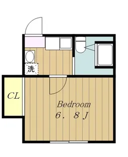 ラスティング相模大野【2階】の間取り