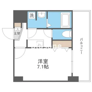 アドバンス大阪ベイシティ【5階】の間取り