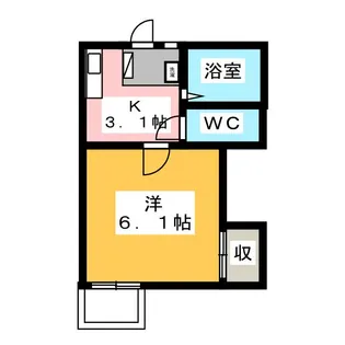 ヴィラコスモス【1階】の間取り