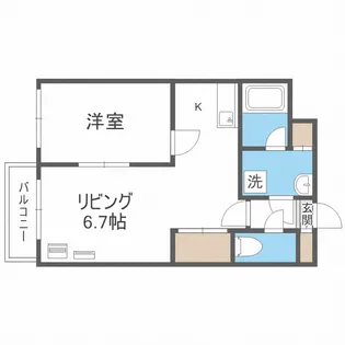 セントポーリアフラン【2階】の間取り