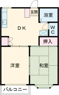 ベルエアー I【1階】の間取り