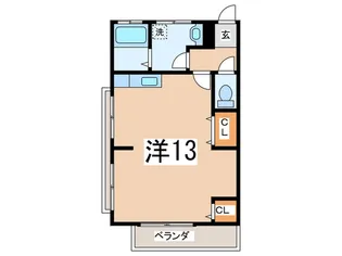 第2グリーンハイツ【2階】の間取り