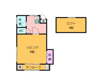 コーポ・バイエルンC棟【1階】の間取り