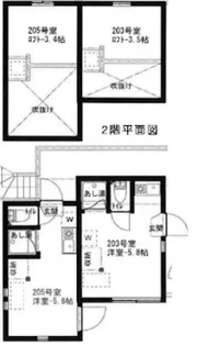 アーバンプレイス新宿新都心【2階】の間取り