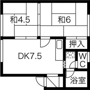 パステルハイツ【2階】の間取り