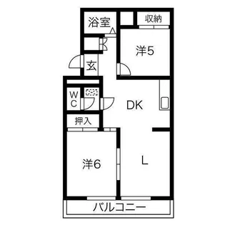 パラシオン城下【4階】の間取り