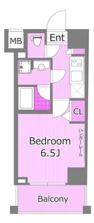 ガーラクレスタ横濱関内【8階】の間取り