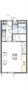 レオパレスビオレハイツII【2階】の間取り
