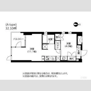 アーバネックス北大路【3階】の間取り
