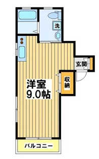 シャイニング仙川【1階】の間取り