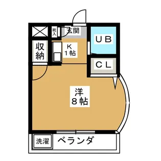 ジョイフル元八事【4階】の間取り