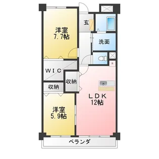 小牧ガーデンスクエア【3階】の間取り