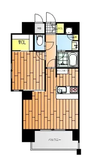 トラストコート中筋【9階】の間取り