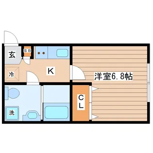 yuzuru 長町(ユズル ナガマチ)【3階】の間取り